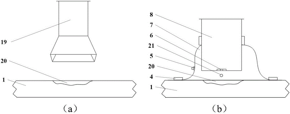 Aircraft damage metal micro-droplet jetting 3D printing in-situ rapid repairing method