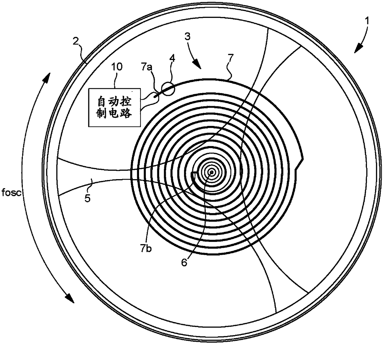 Piezoelectric element for frequency self-regulation circuit, oscillating mechanical system and device including same, and method for manufacturing piezoelectric element