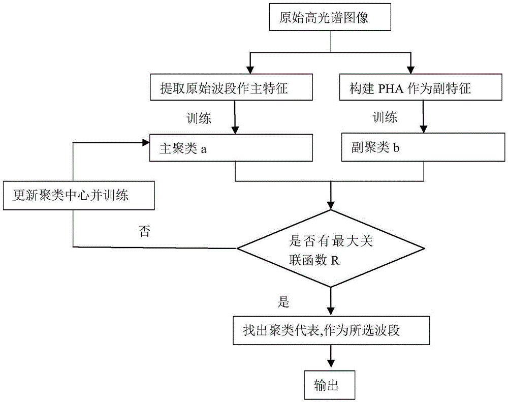 Hyperspectral image waveband selection method based on biclustering and neighborhood analysis