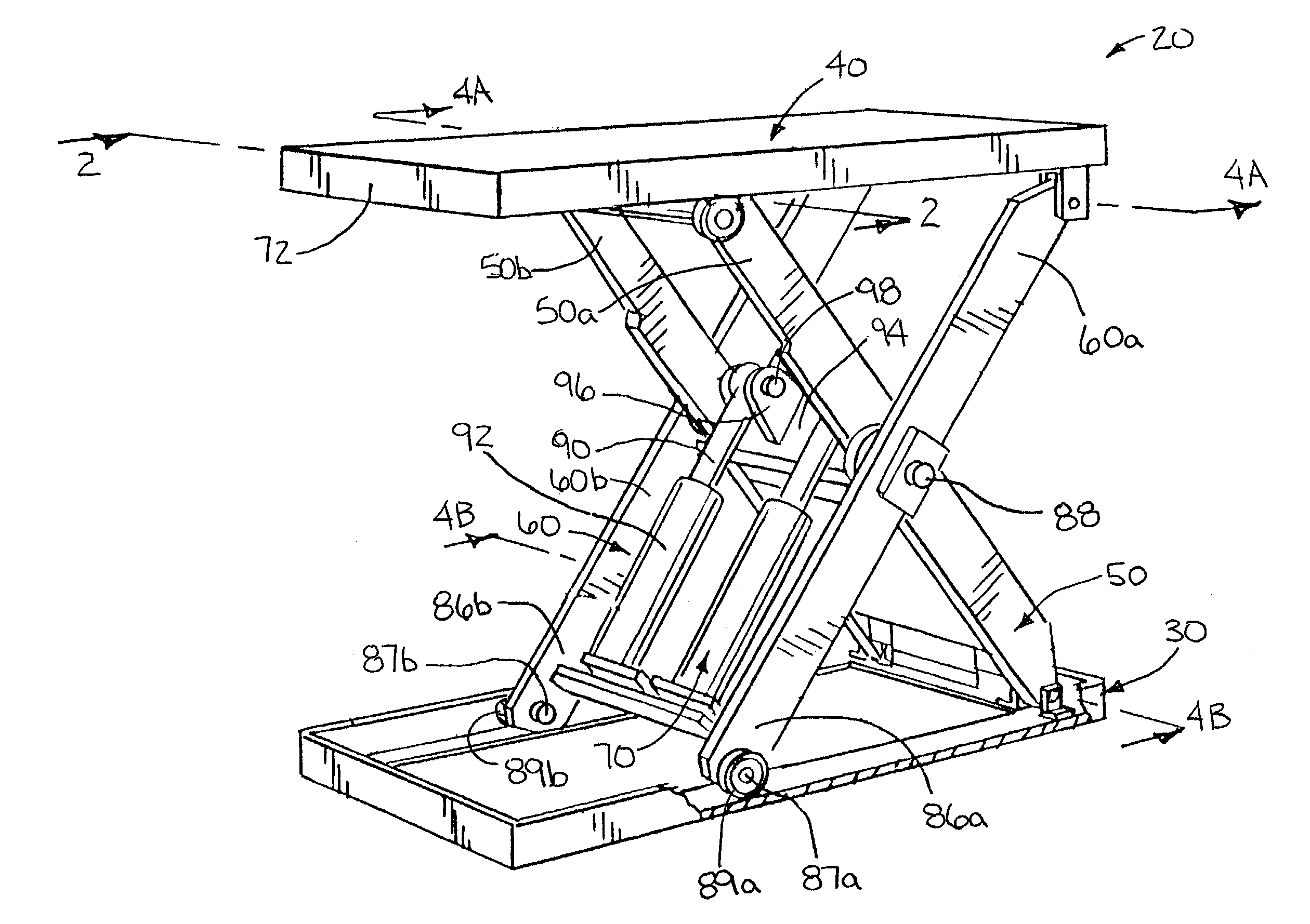 Platform centering device