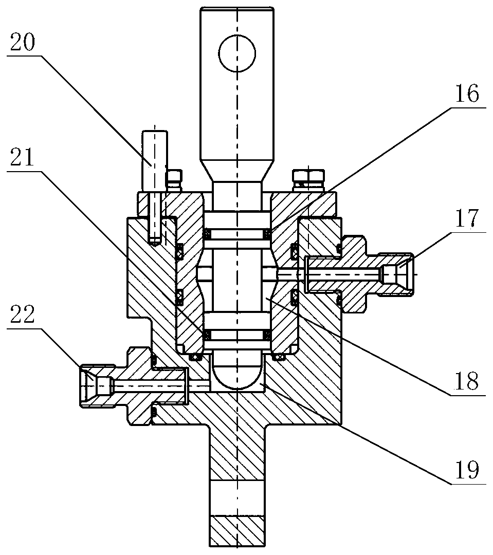 System for testing friction force and slip characteristics of O-shaped rubber ring in pressurized state