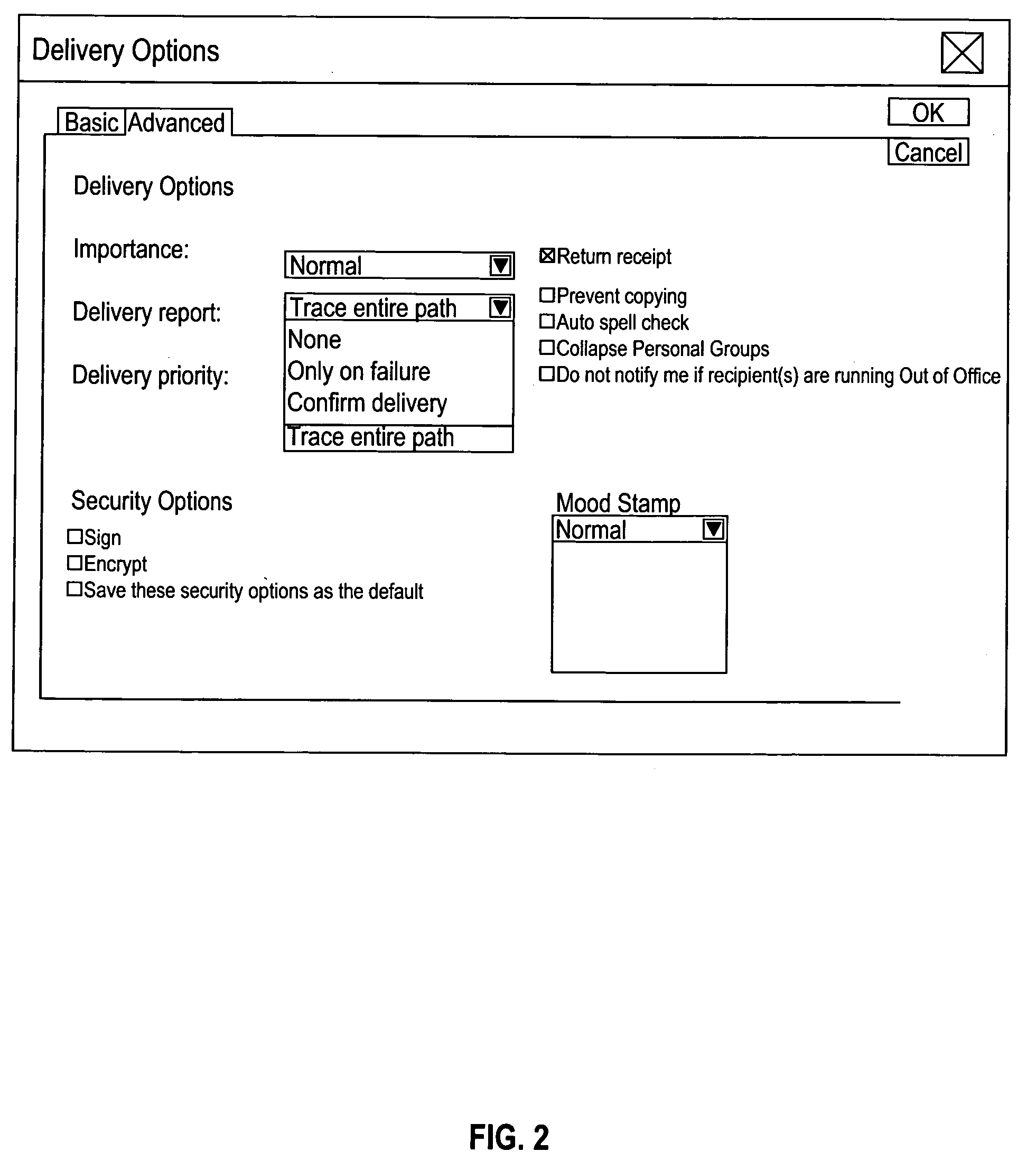 Method and system for notification of local action required to contents of electronic mail message