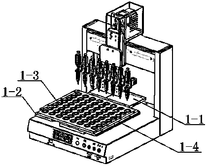 An array type intelligent laser drilling mechanism