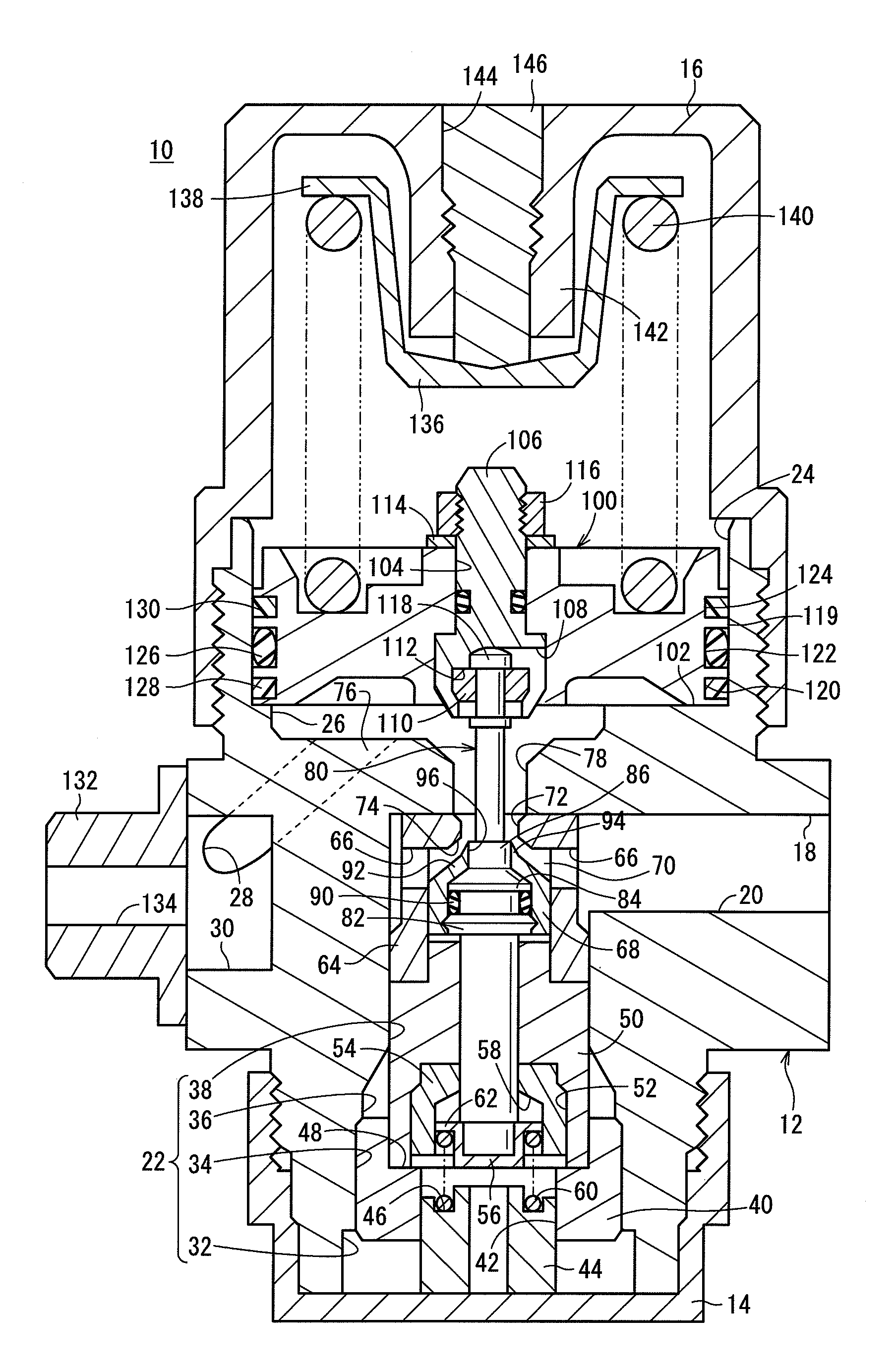 Pressure reducing valve