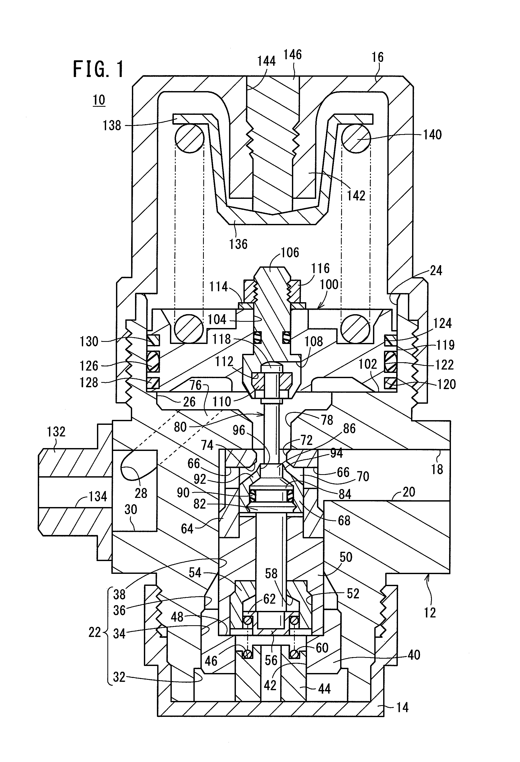 Pressure reducing valve