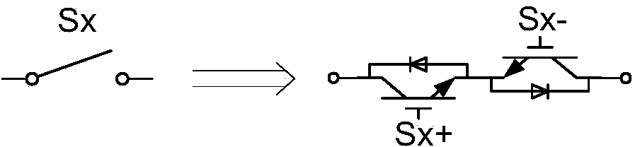 Matrix converter output voltage controlling method