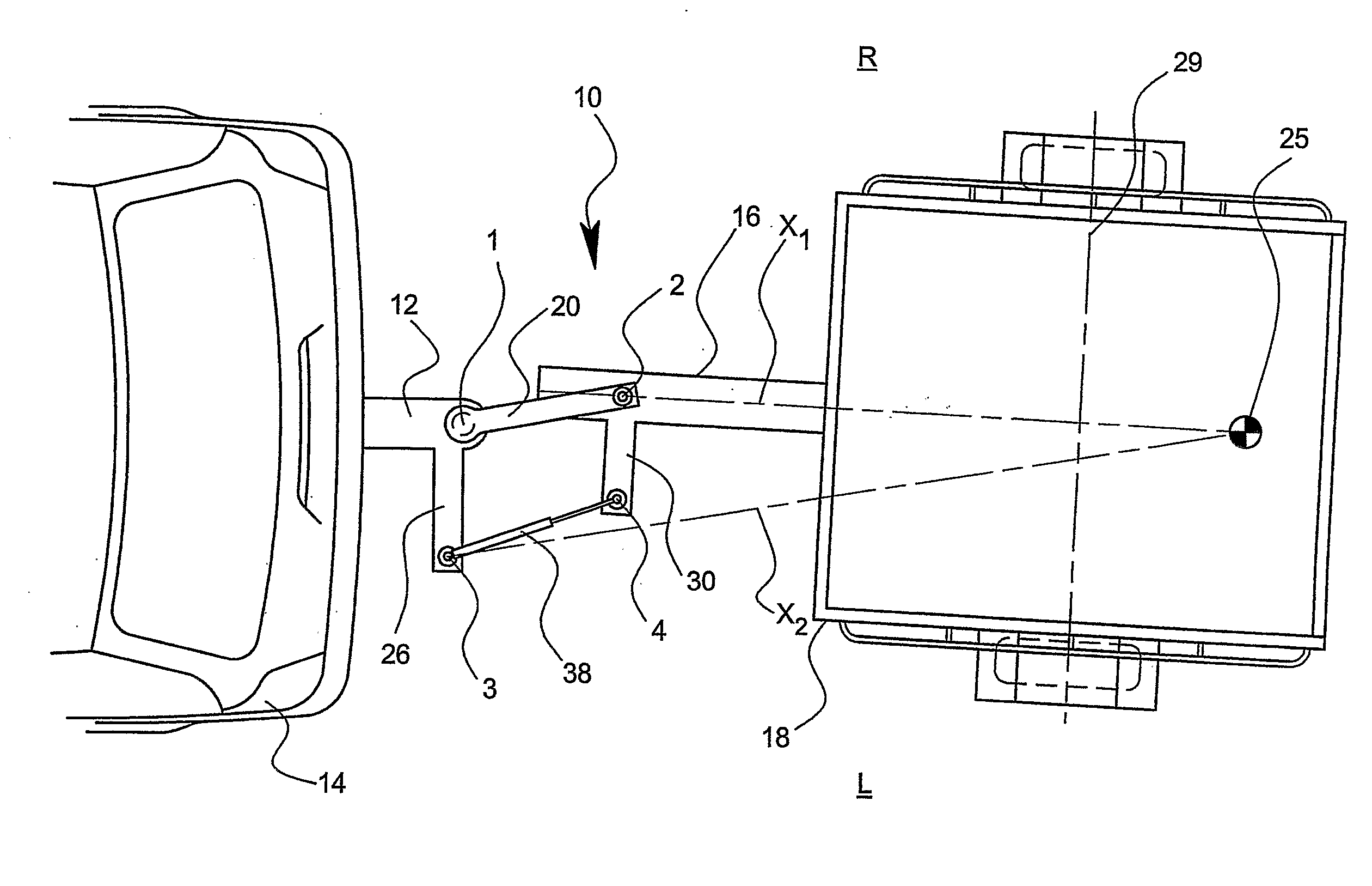 Trailer Reversal Self-Correcting Assembly