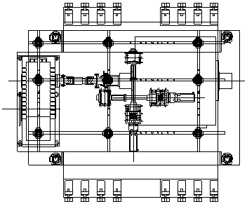 An automatic centering system for wind power speed increaser test test