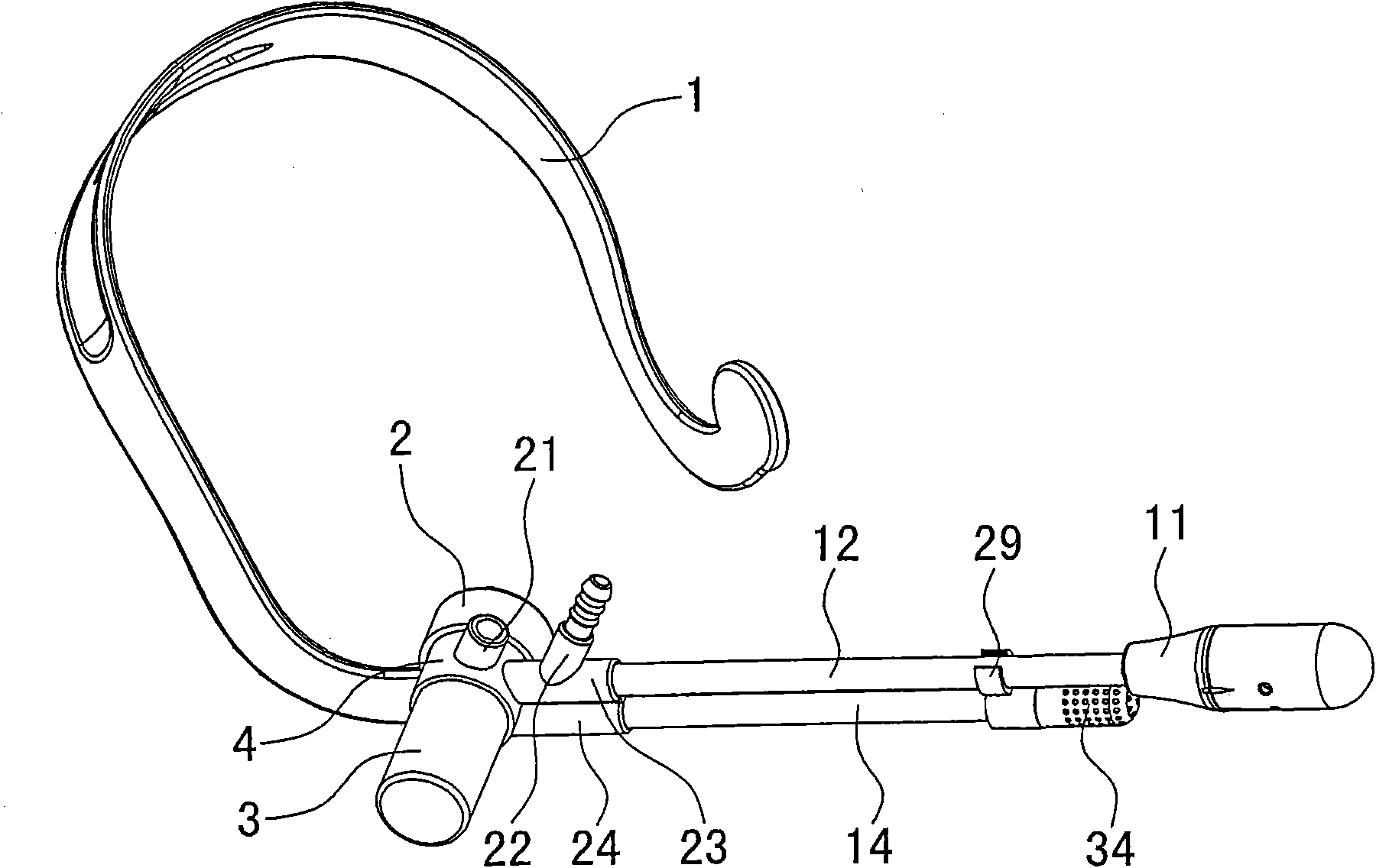 Headset system with anion