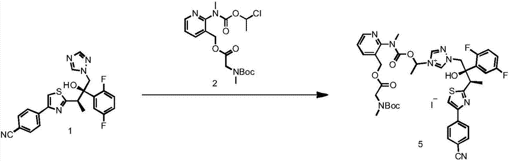 Preparation method of isavuconazonium monosulfate through oxidation-reduction reactions