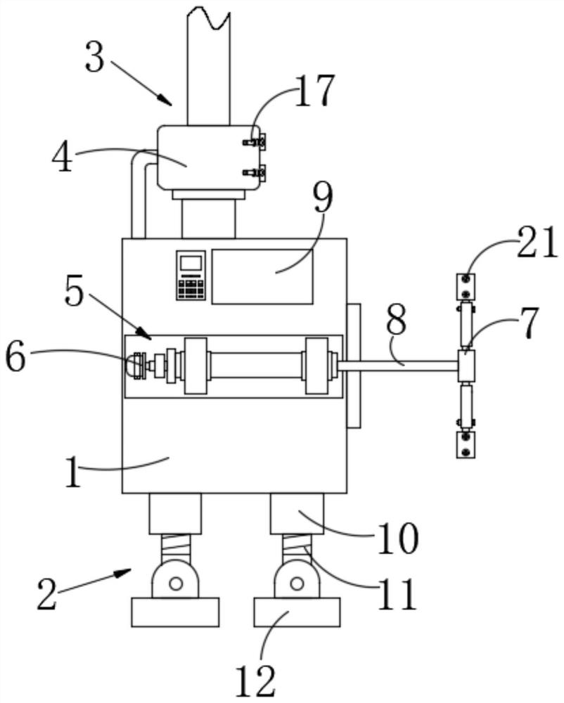 Forging furnace body based on traditional forging process