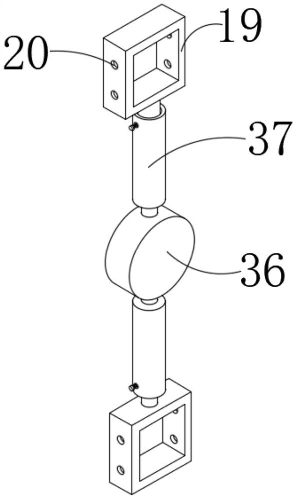 Forging furnace body based on traditional forging process