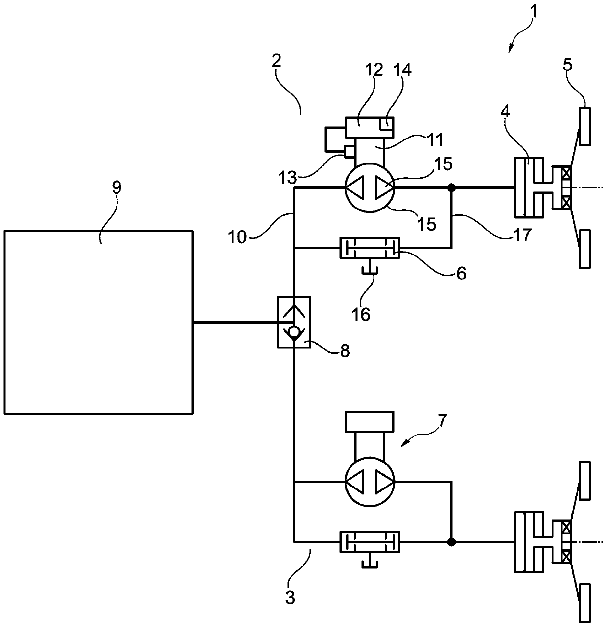 Method for adjusting an operating point of a hydraulic actuator arrangement