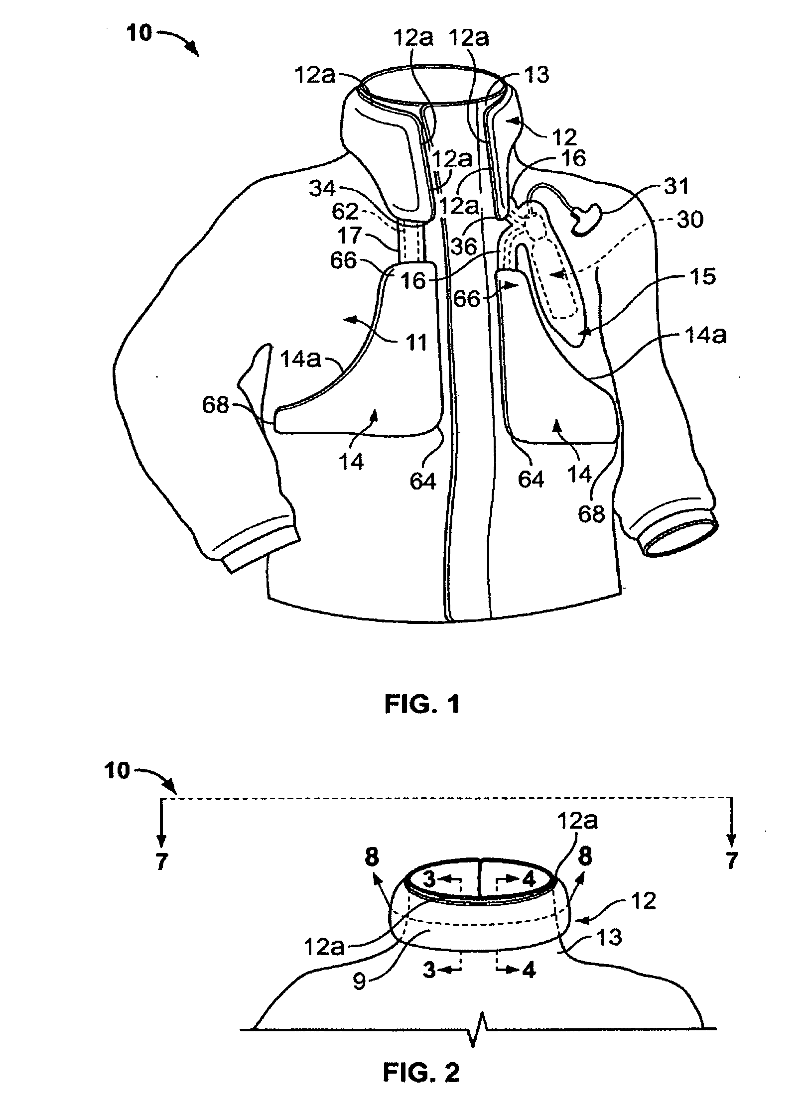 Jacket and method for surviving and avalanche