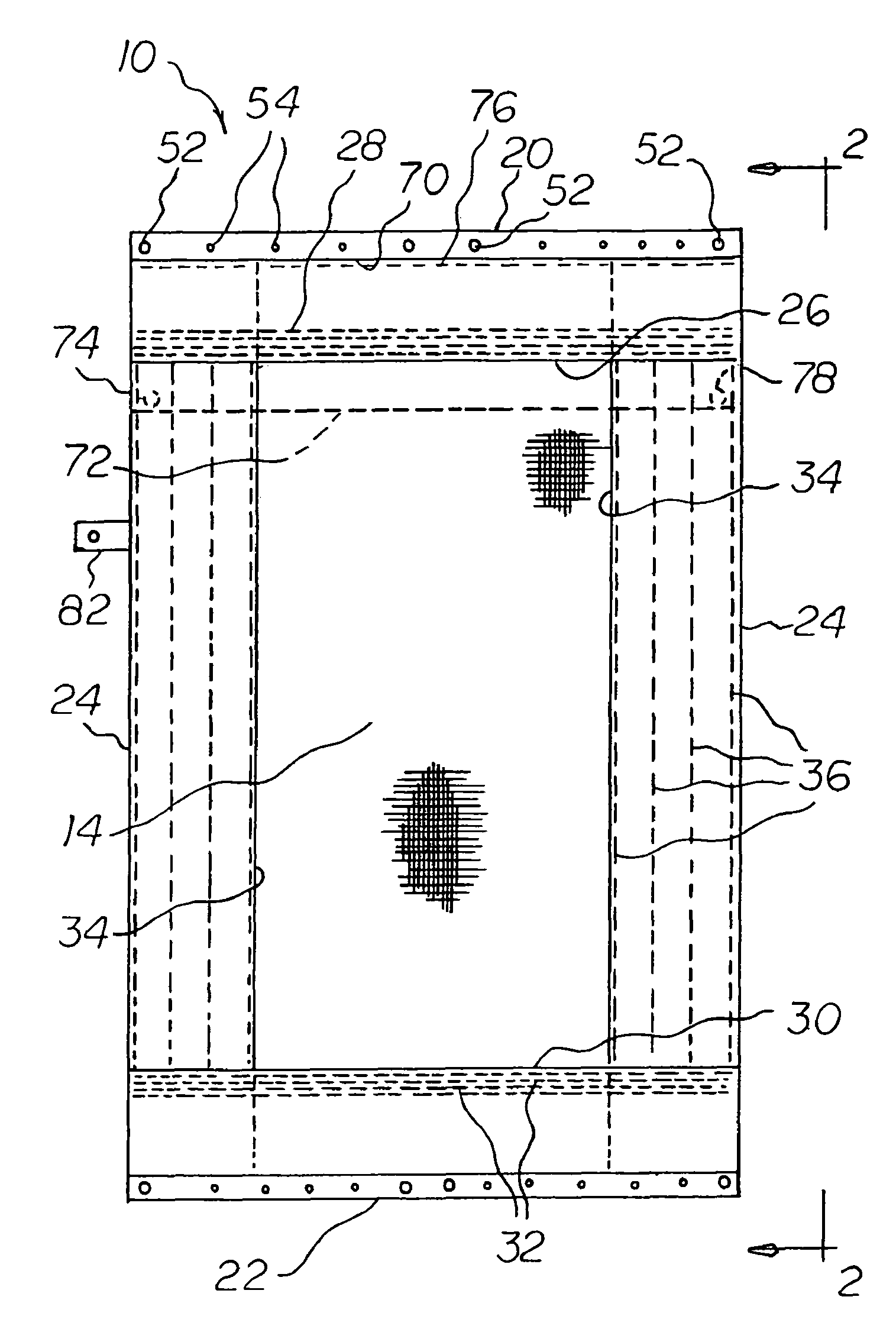 Wind abatement system