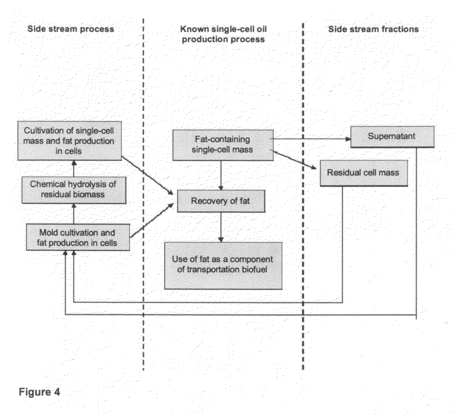 Method for the production of fat