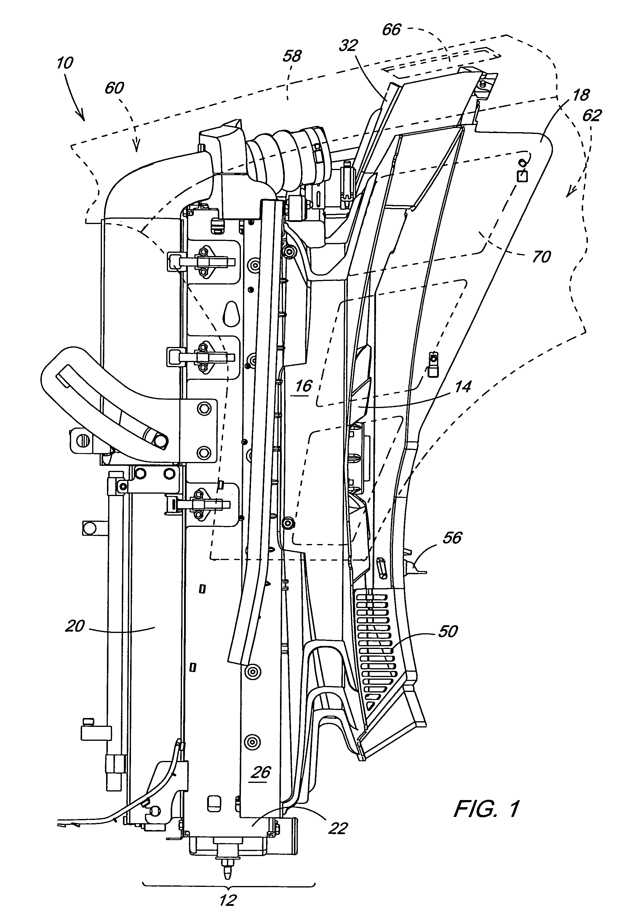 Vehicle cooling package