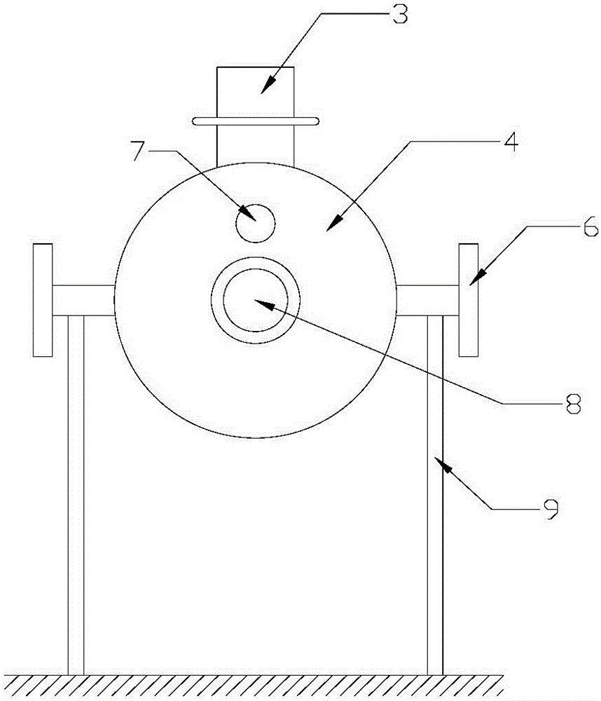 Static pressure type shelling machine of moringa seeds and shelling method