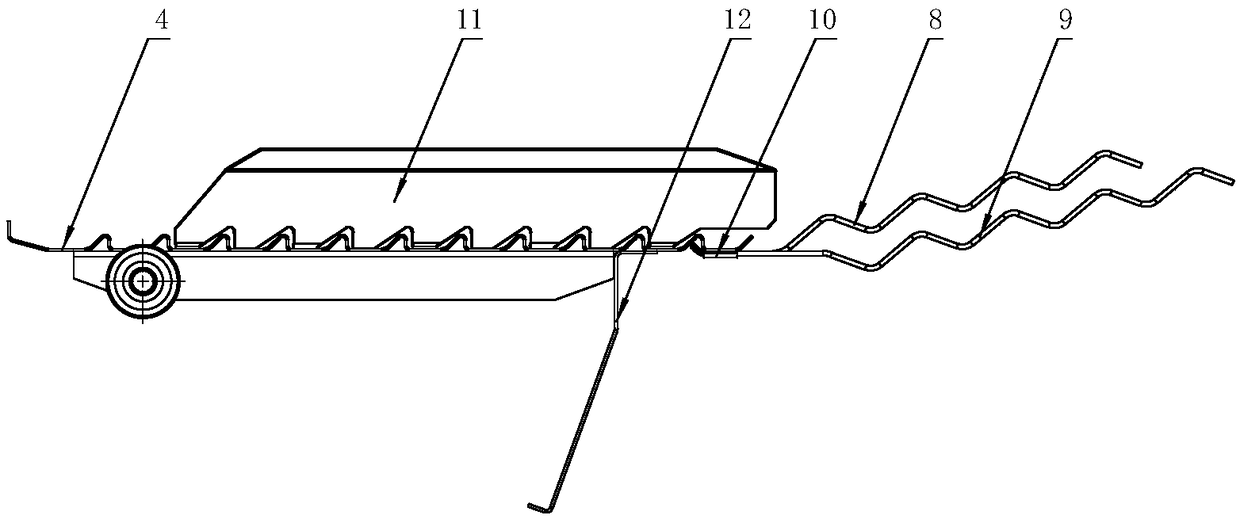 Compound cleaning and sorting screen of whole-feed harvester