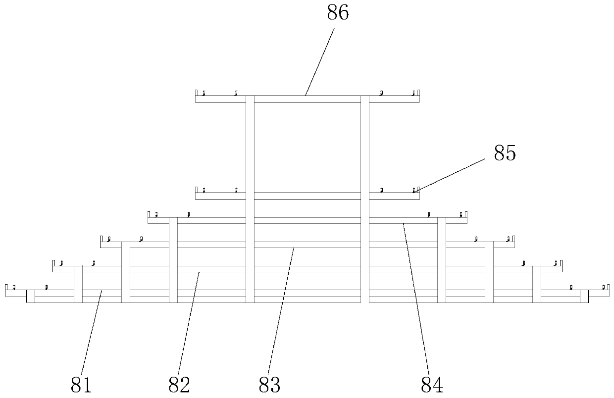 Magnetic shoe sintering electric kiln rotary line extension device and implementation method thereof