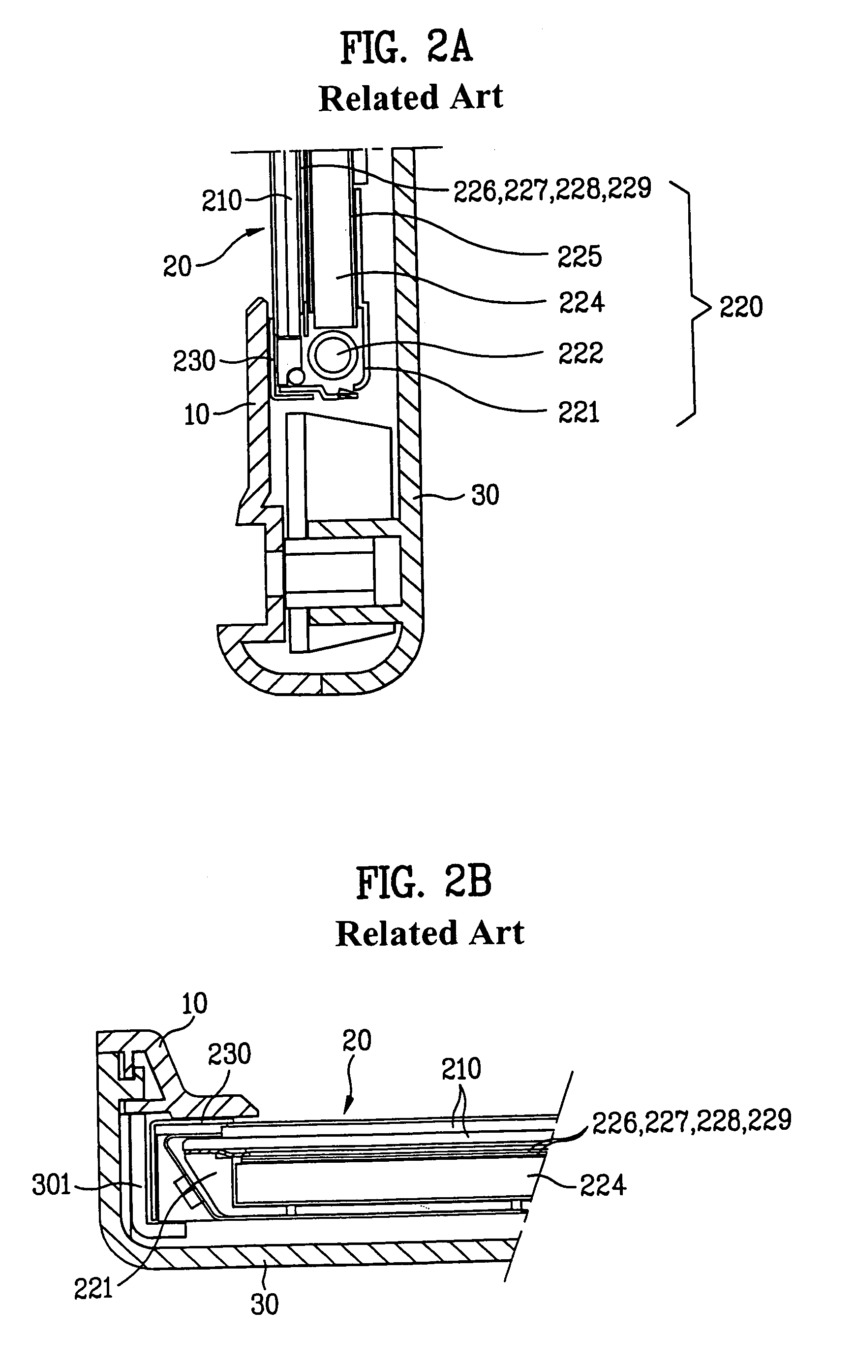 Structure for mounting flat panel display