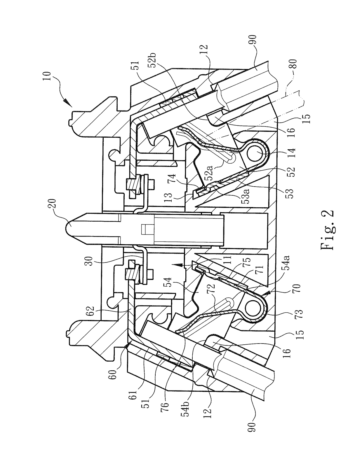 Switch wire connection device