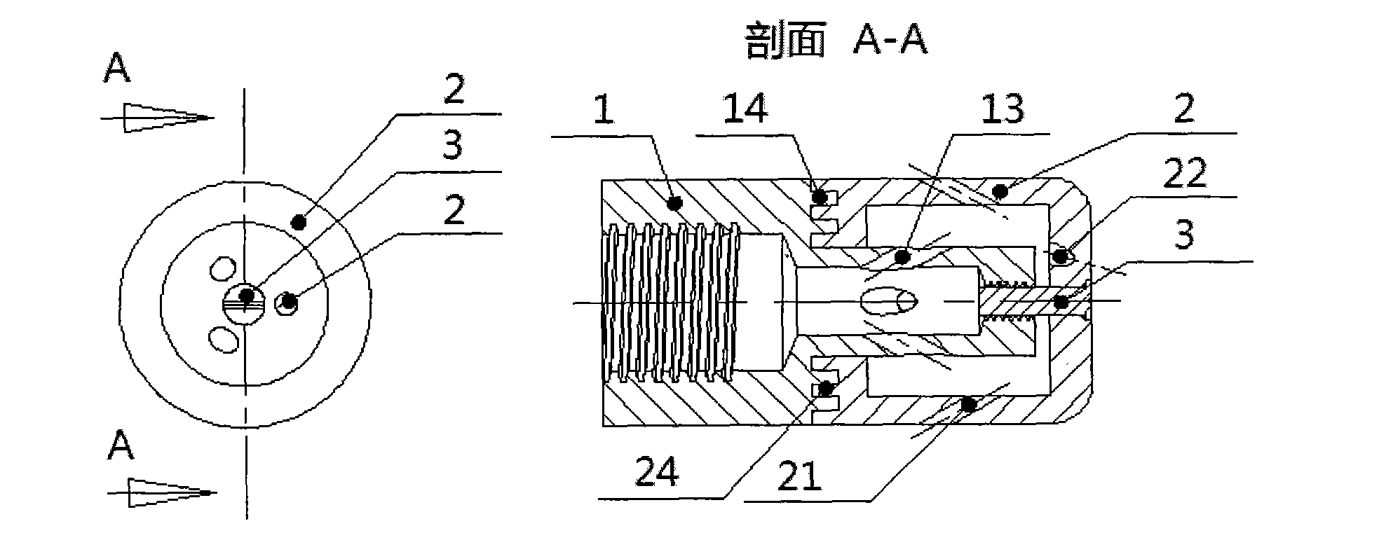 Self-feeding rotary jet flow multi-hole spray nozzle