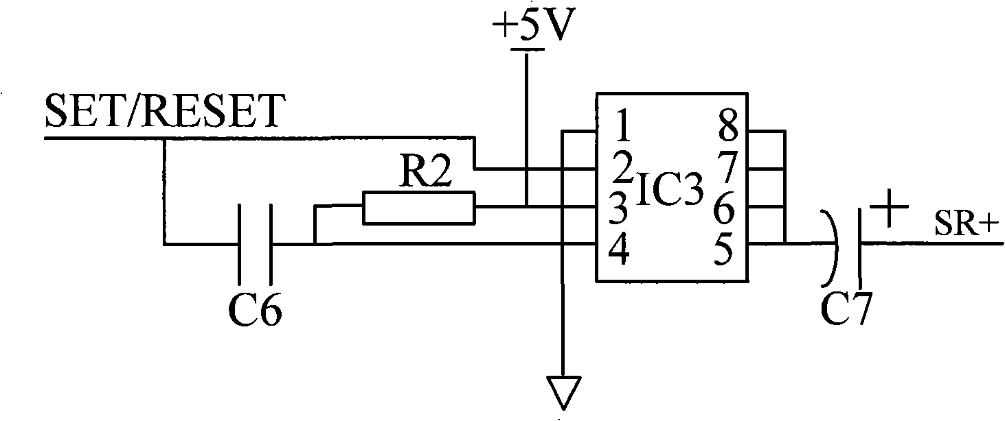 Deep sea geomagnetic field survey instrument circuit