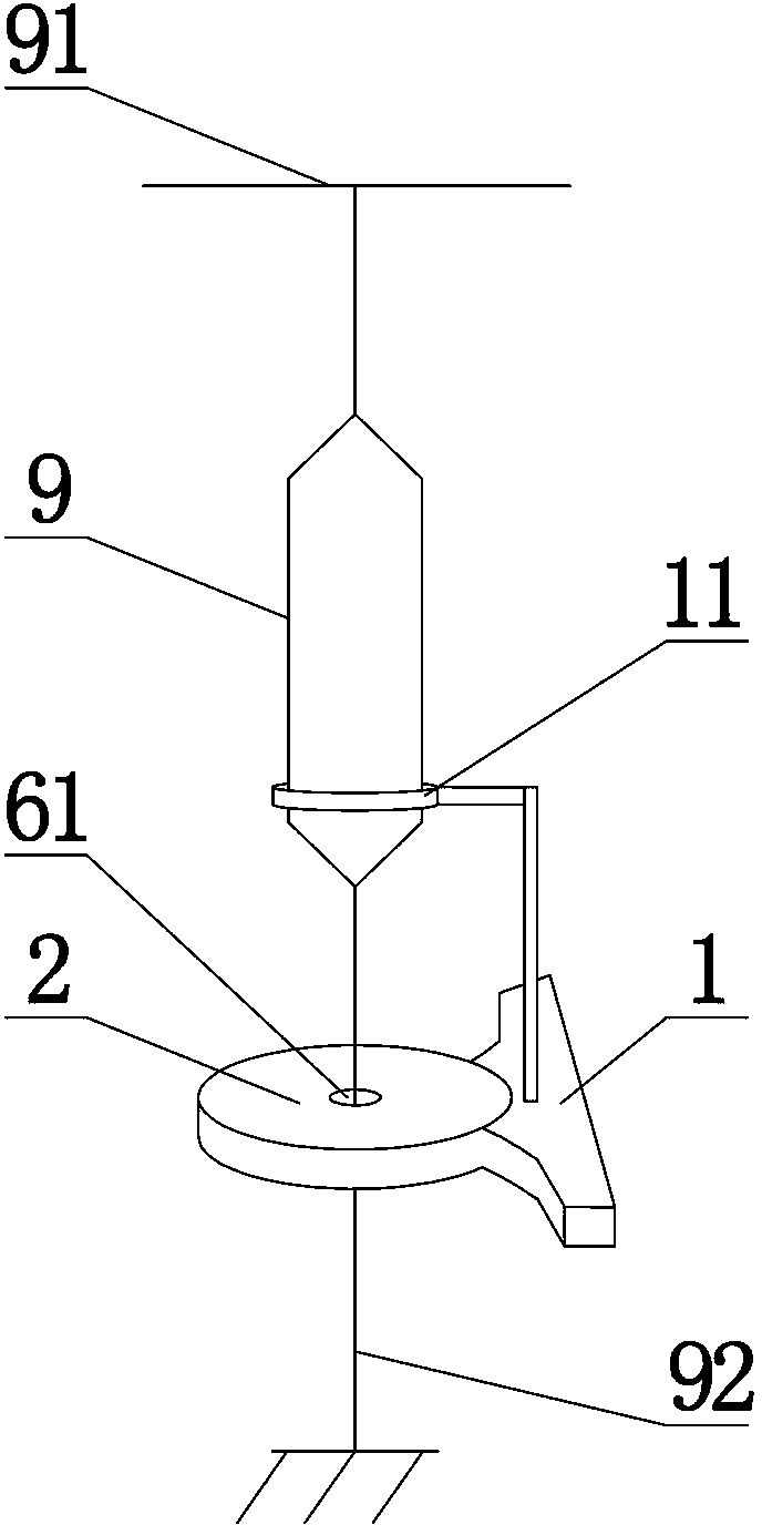 Leakage current monitoring device of lightning arrester