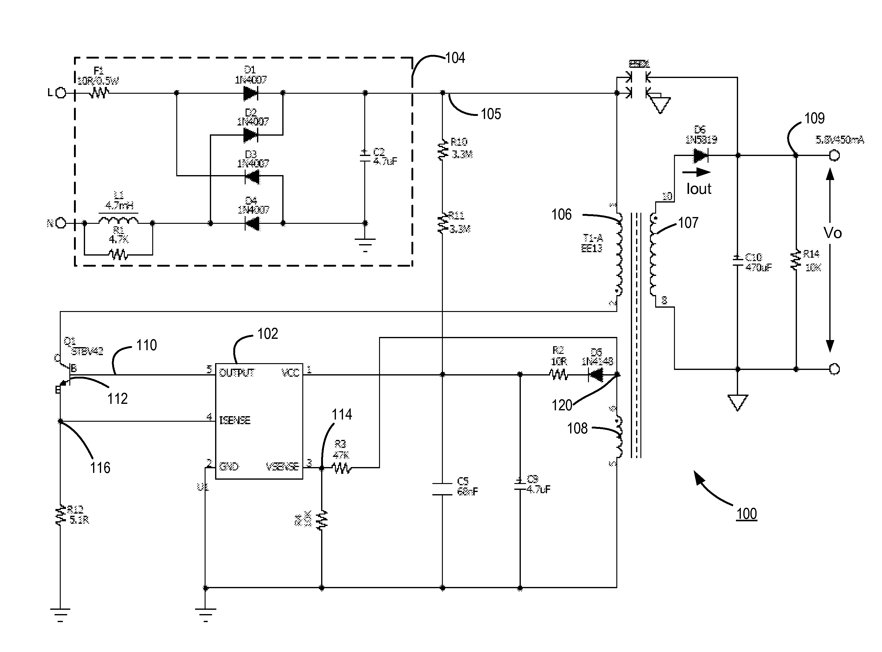 EMI Frequency Spreading Method for Switching Power Converter