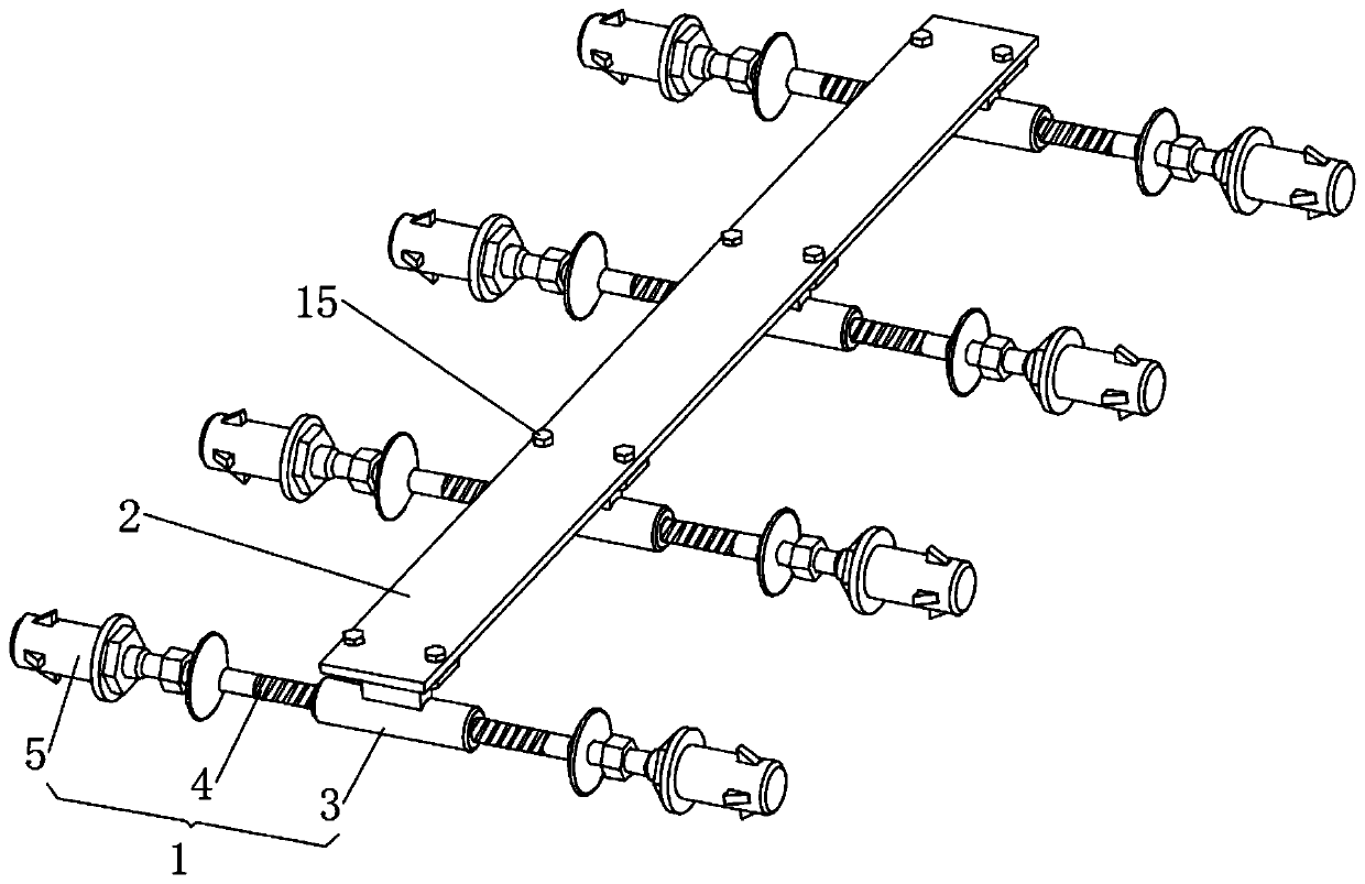 Connecting part reinforcing device in bridge maintenance