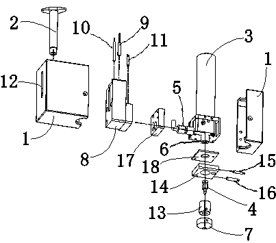 A two-section independent temperature-controlled biological 3D printing nozzle