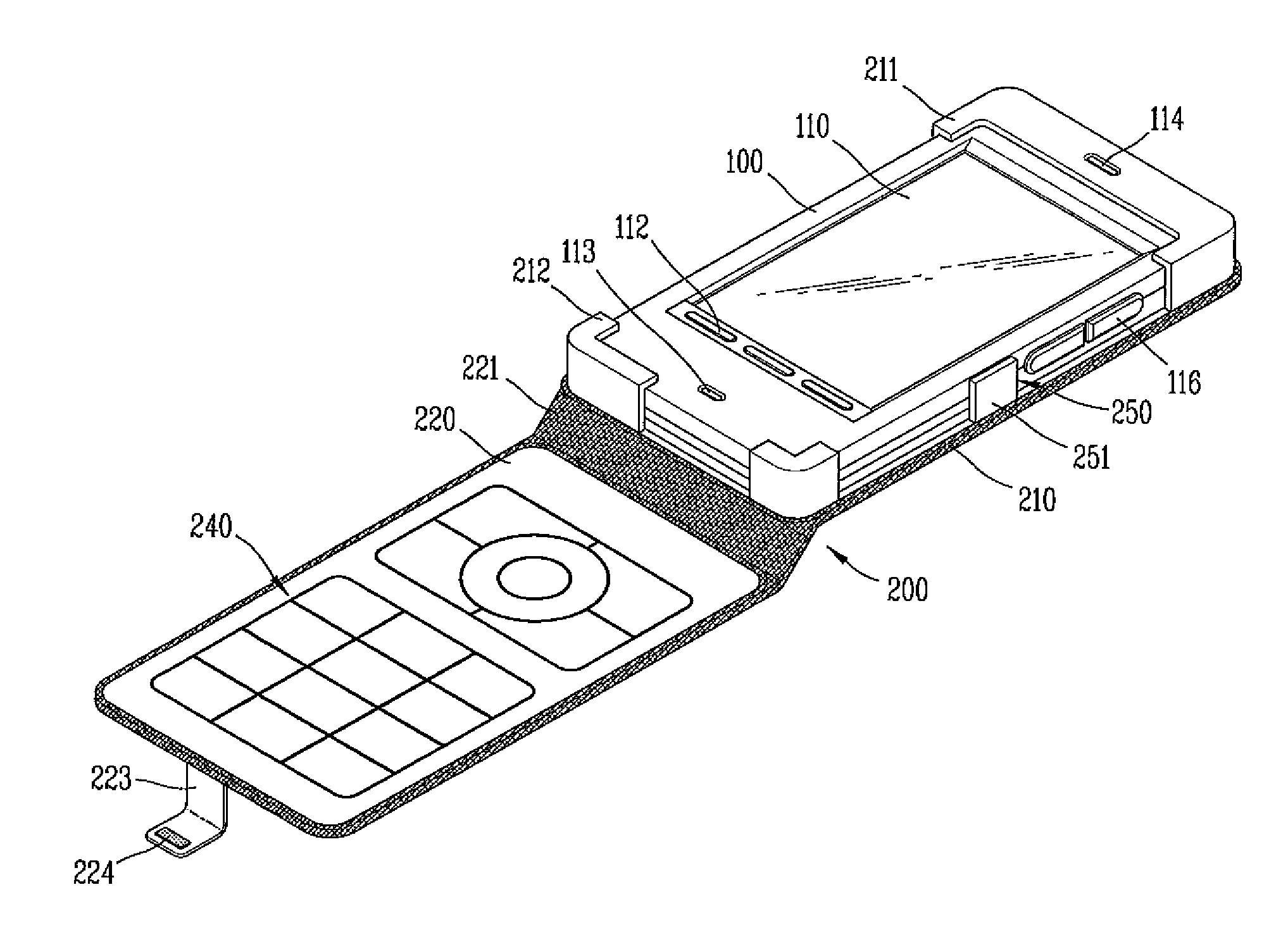 Mobile terminal and case for mobile terminal