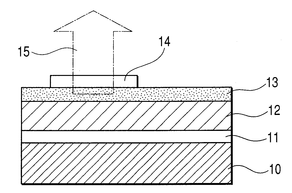 Light emitting device and method of producing light emitting device