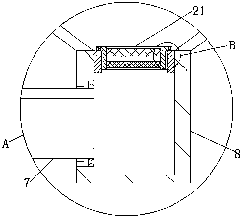 Dust removing device used for buildings