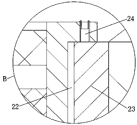 Dust removing device used for buildings