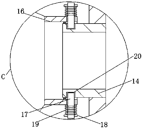 Dust removing device used for buildings