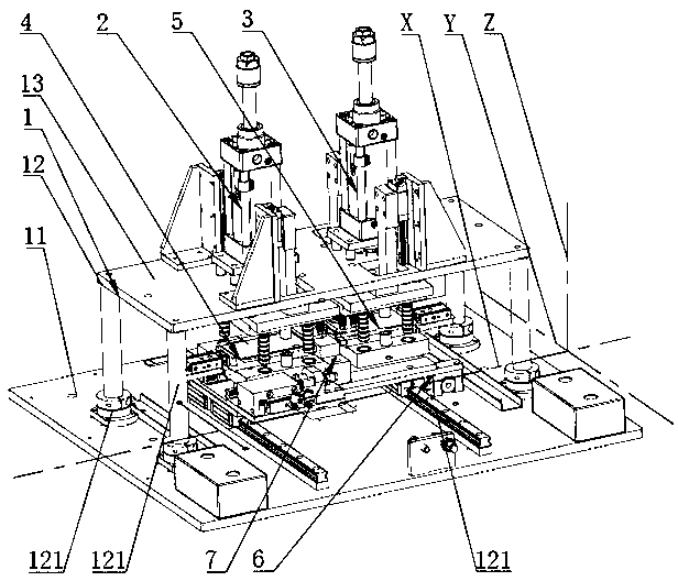 Light guide plate pouring gate cold-cutting machine for cutting step by step and cold-cutting method thereof