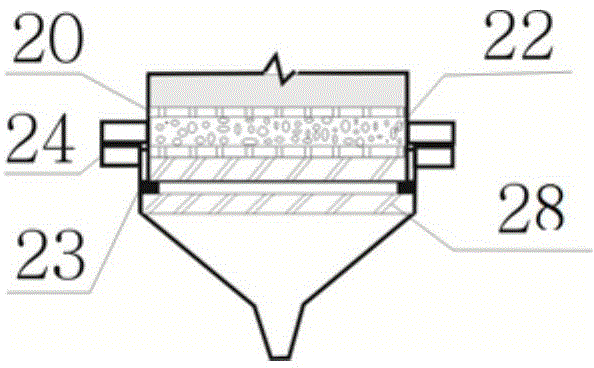 Leaching test device and method for indoor heavy metal pollutants