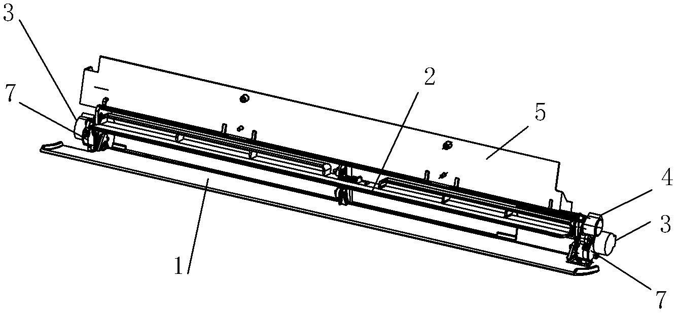 Air guiding device for air-conditioner indoor machine