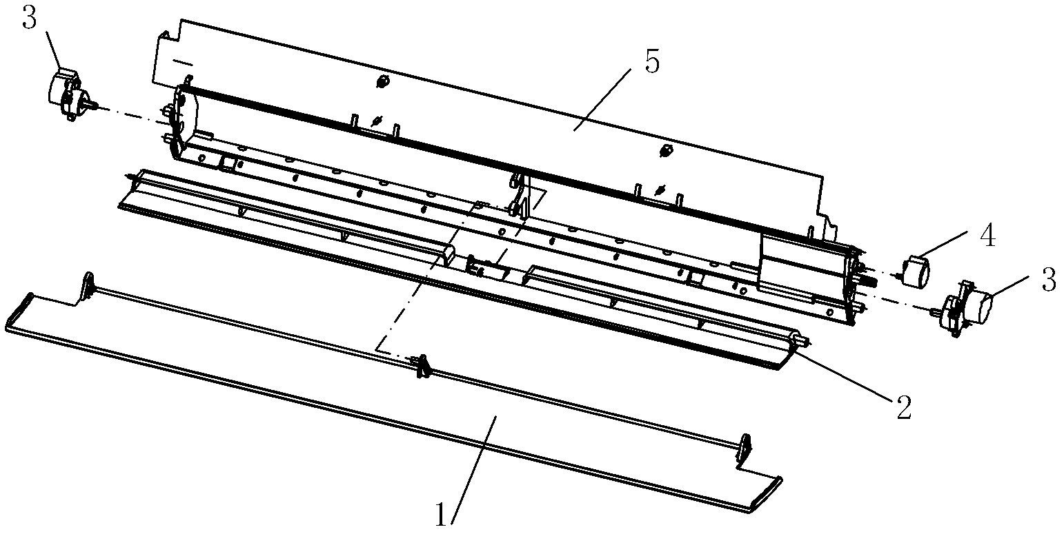 Air guiding device for air-conditioner indoor machine