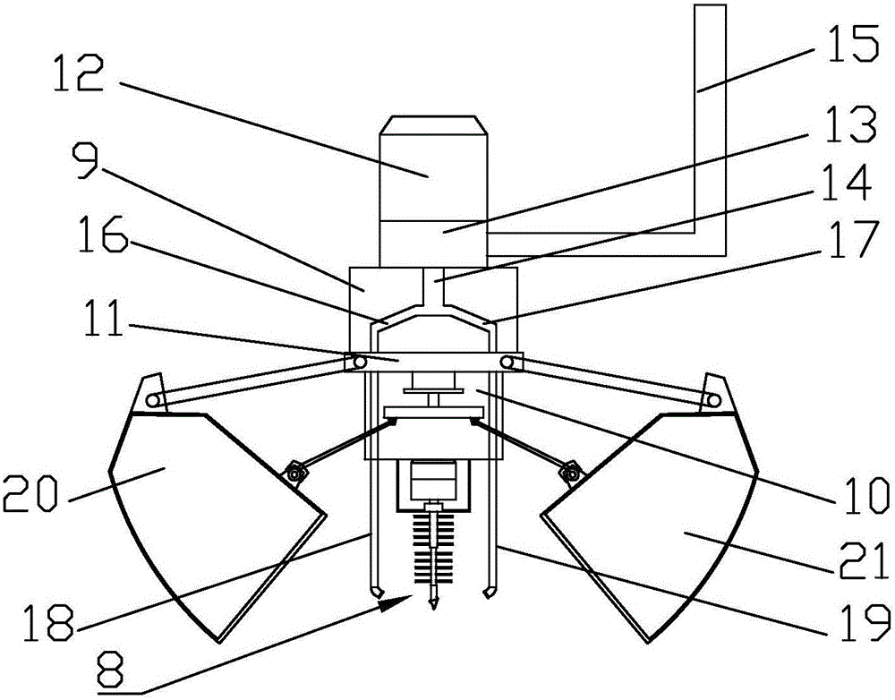 Sludge treatment device and method for park artificial lake