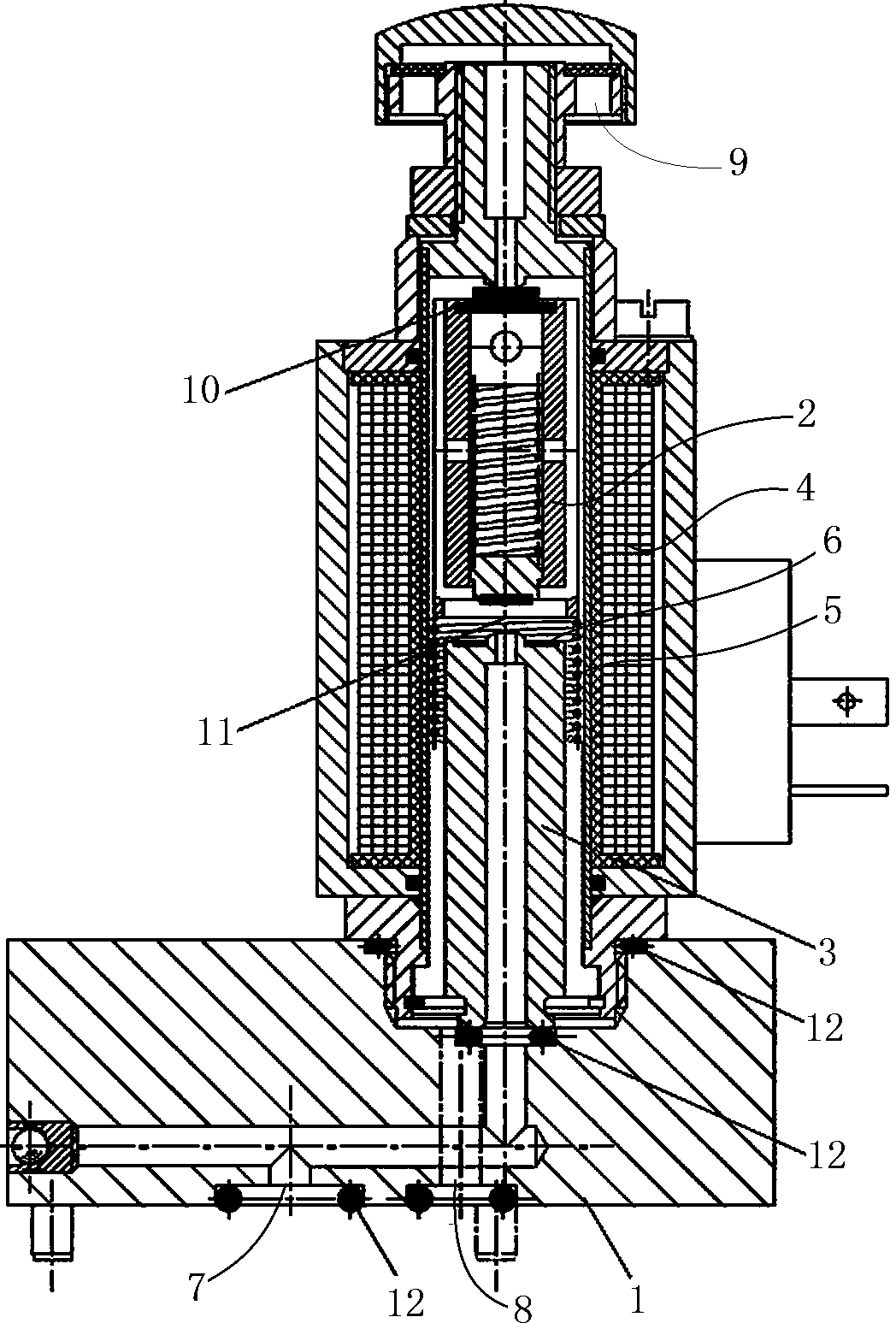 Fast response electromagnetic valve