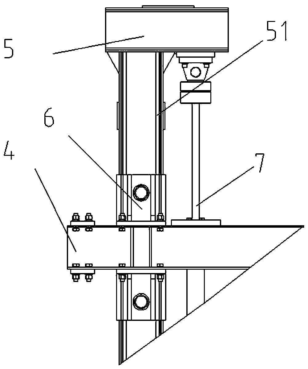 A hanging basket with vertical lift and limit function