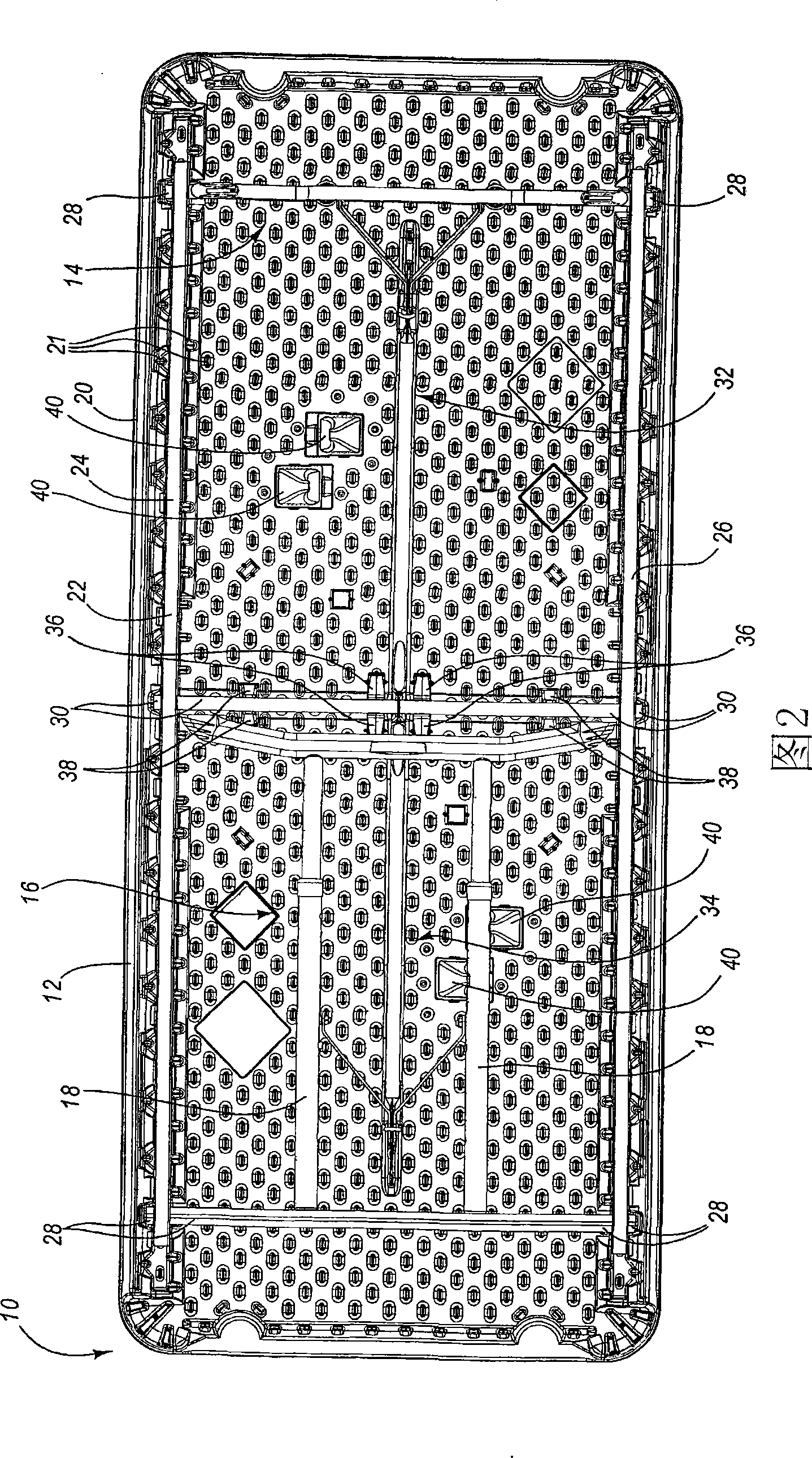 Table with receiving members