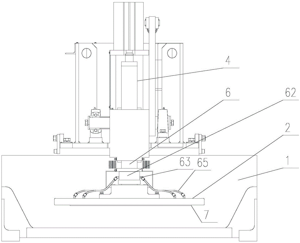 Polishing machine with improved adsorption method for polished parts