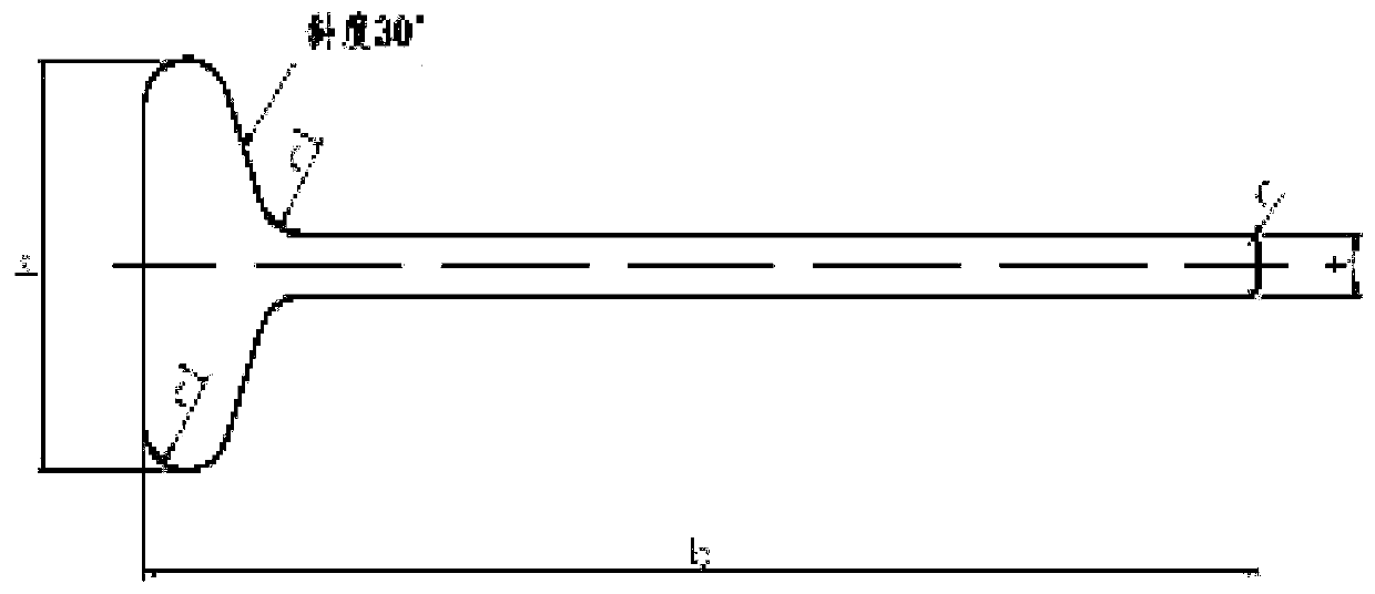 A rolling method of symmetrical spherical flat steel for large shipbuilding