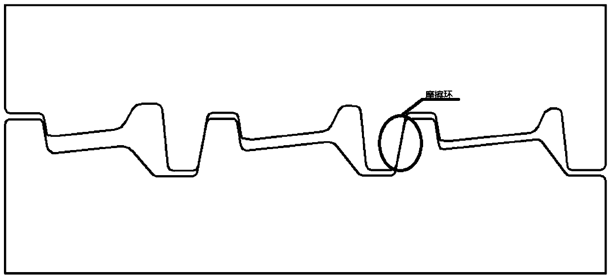 A rolling method of symmetrical spherical flat steel for large shipbuilding