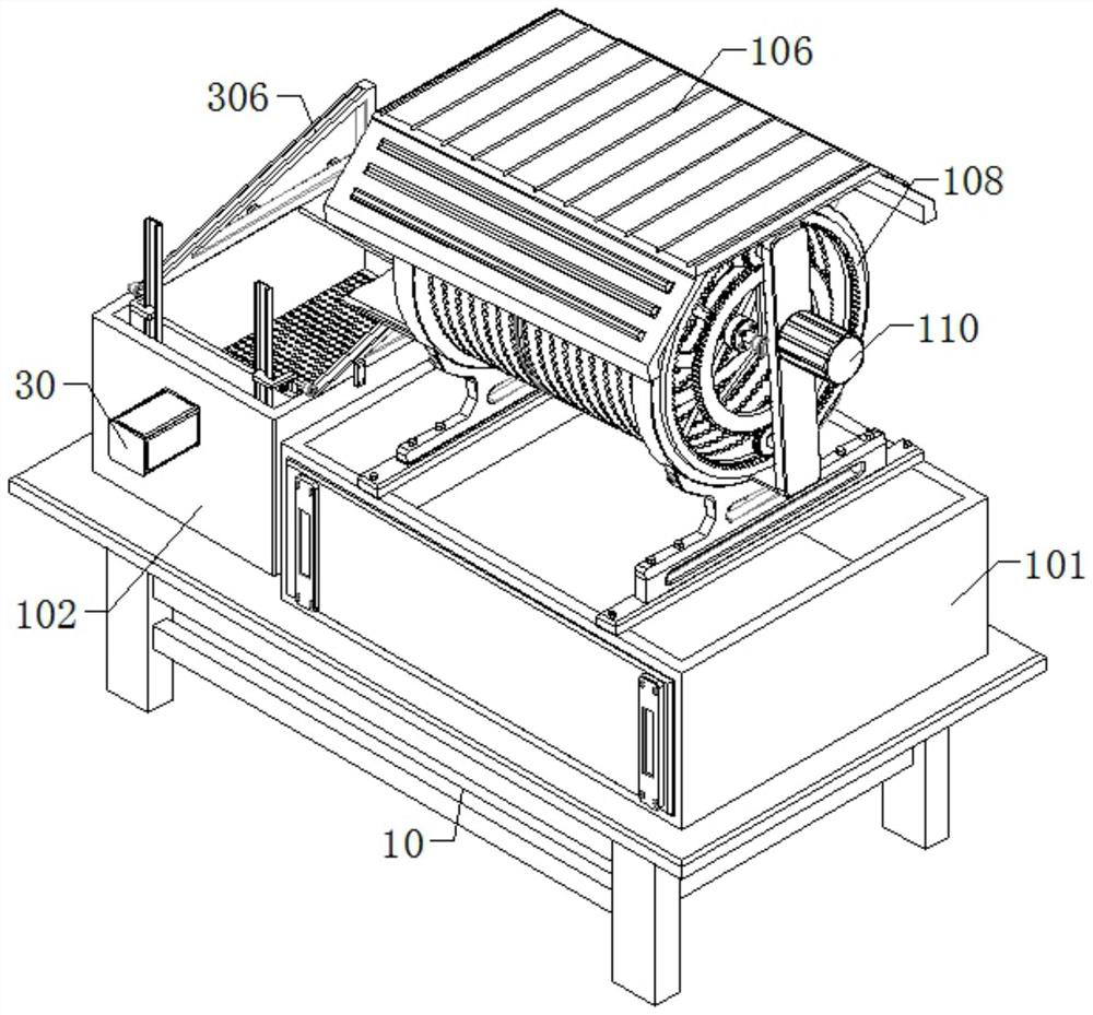 Spiral sludge dewatering machine with good drying effect and use method of spiral sludge dewatering machine