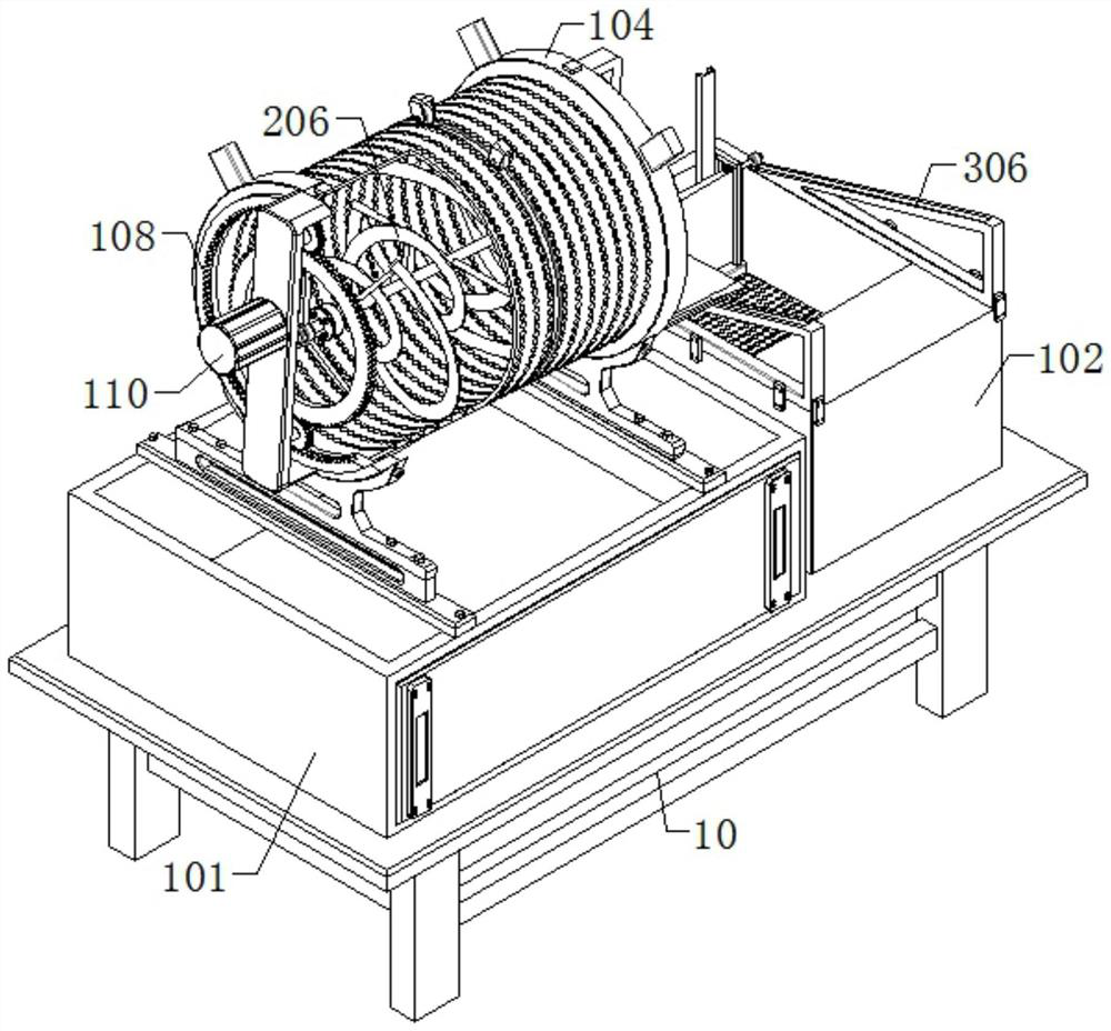 Spiral sludge dewatering machine with good drying effect and use method of spiral sludge dewatering machine